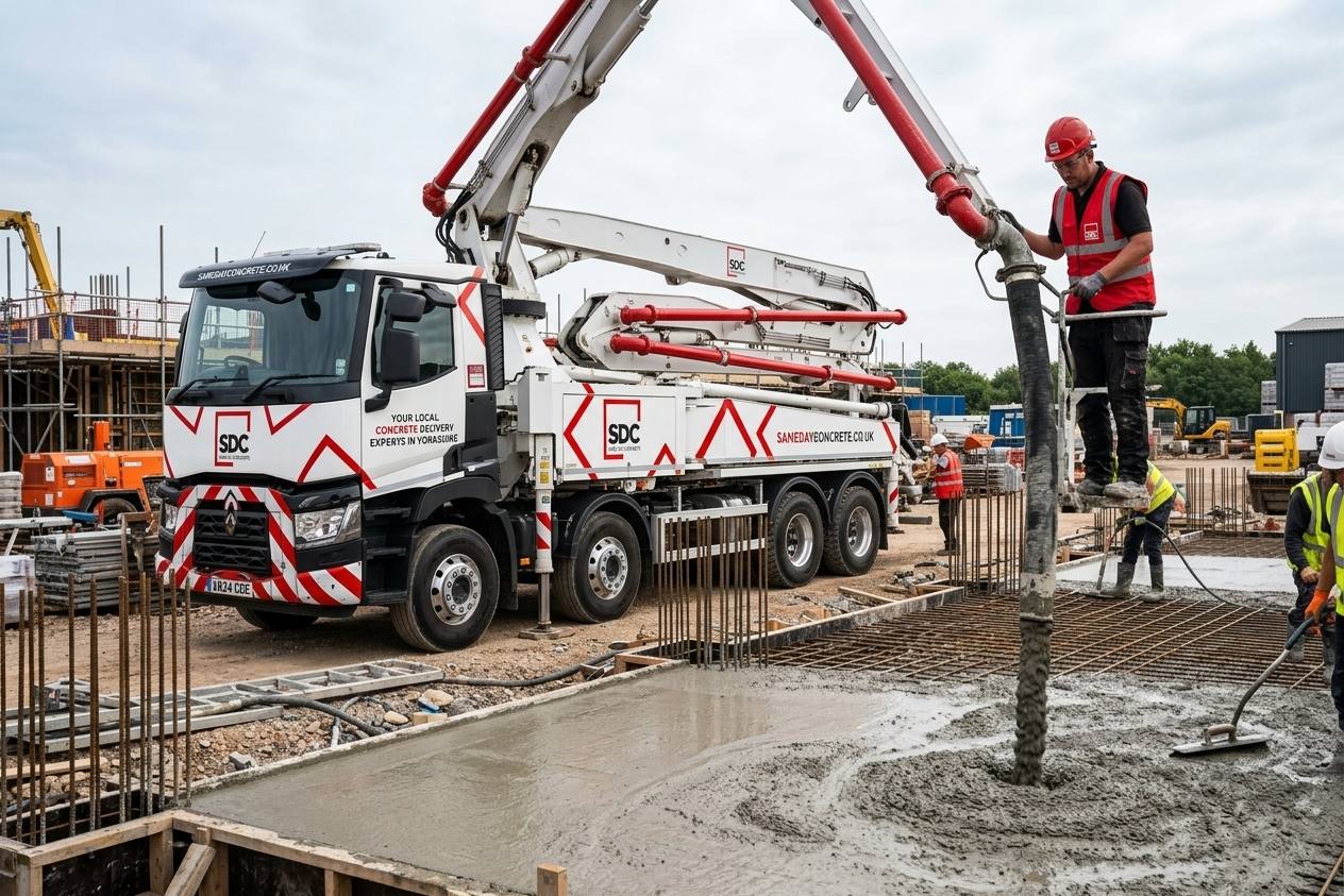 Concrete Pumping — Yorkshire concrete supplier